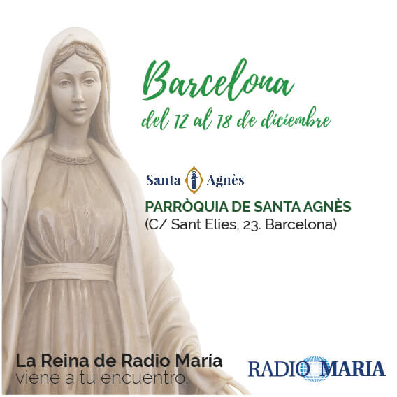 La Reina de Radio María en Barcelona