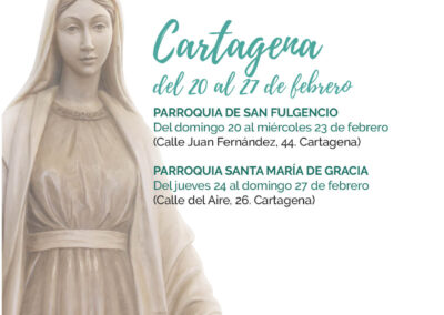 La Reina de Radio María visita Cartagena