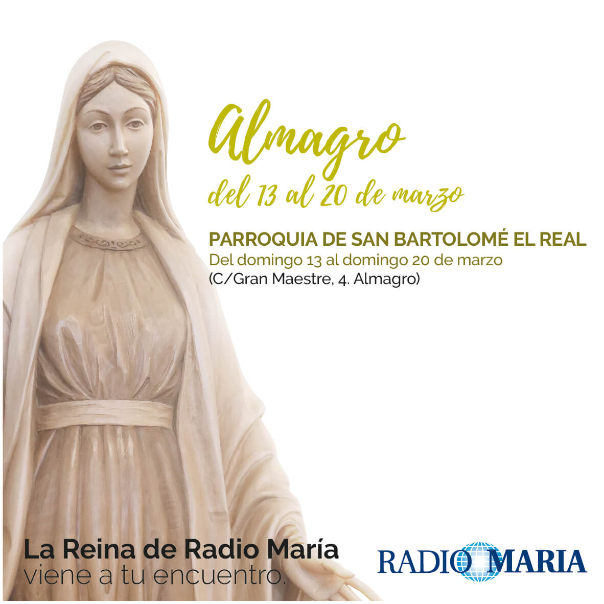La Reina de Radio María visita Almagro