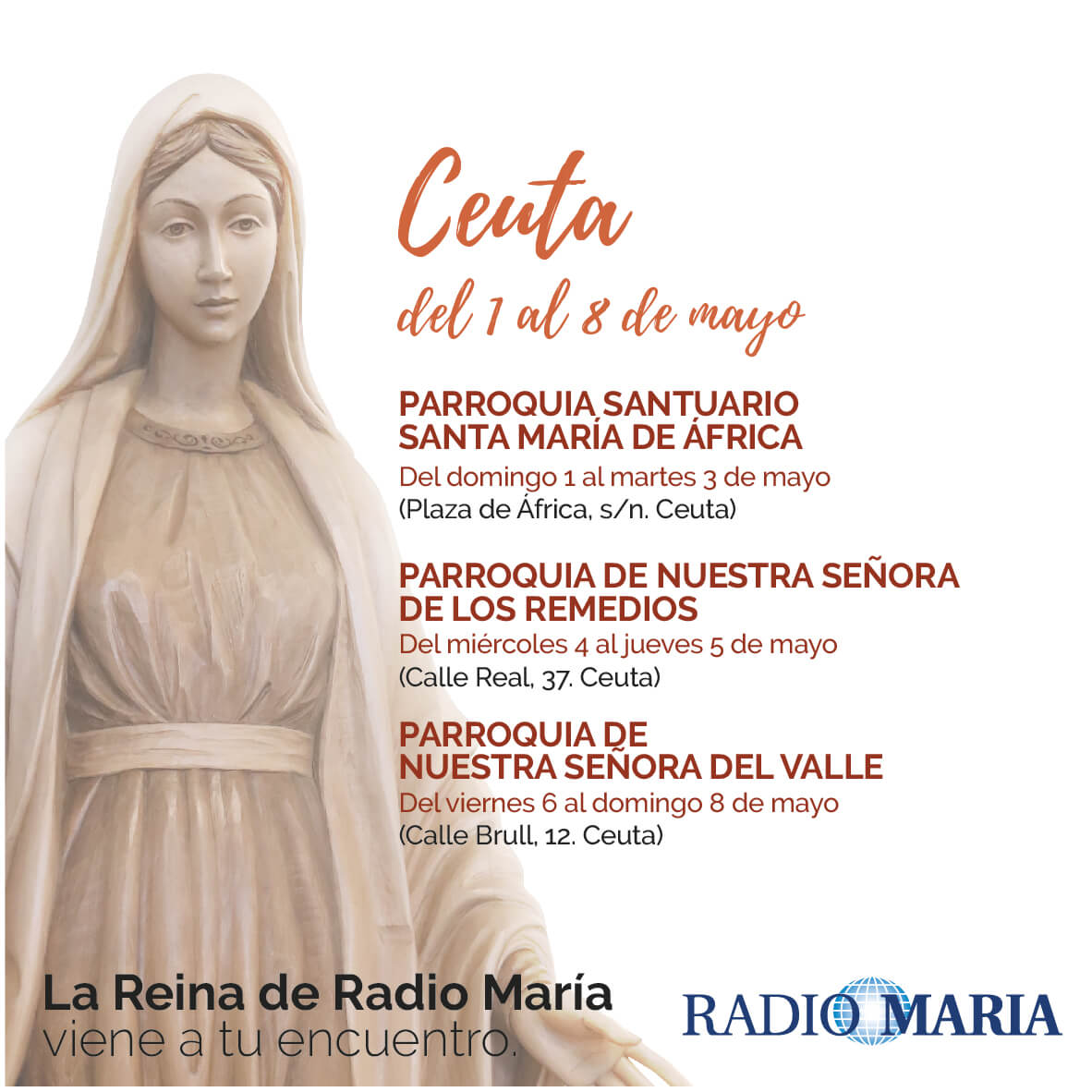 La Reina de Radio María visita Ceuta