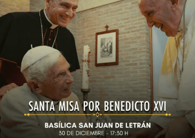 Santa Misa por Benedicto XVI