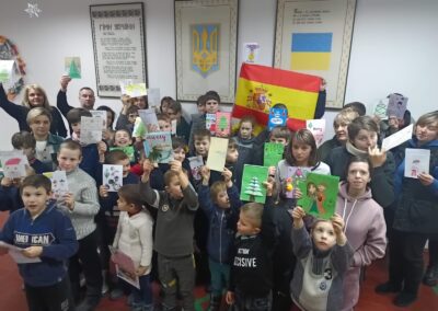 Las cartas y felicitaciones de Navidad han llegado a Ucrania